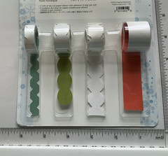 Creative Memories NORDIC CHRISTMAS Die Cut Paper Ribbon NEW 2012 Retired 4 rolls