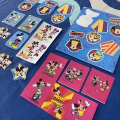 Lot Of Stickers From Early 2000s Disney Pirates Of The Caribbean Mickey Minnie