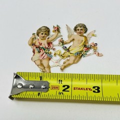 E Heller Angel Cherub Vintage Die Cut Lot of 24 Scrap Paper EAS #3062 Austria