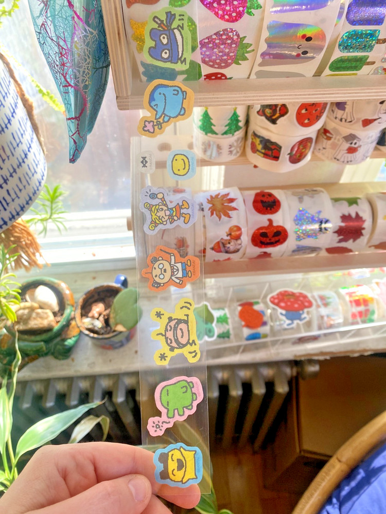Bandai Tamagotchi Friends Washi Style Stickers off the Roll: You Choose!