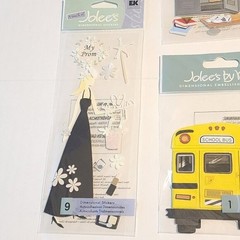 Prom School Graduation scrapbook stickers bundle Craft DIY lot of 7