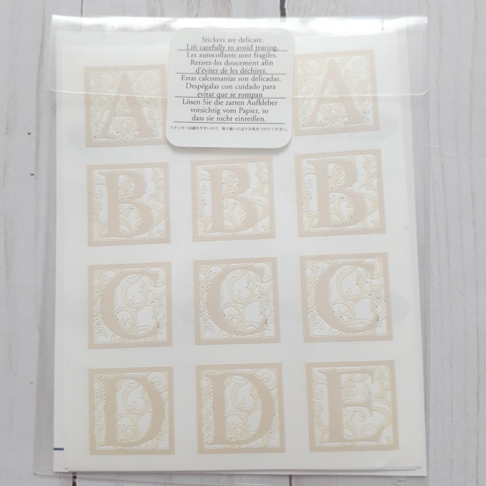 Creative Memories Elegant Letter Laser Stickers