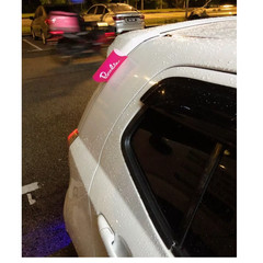 20 PACK TAG YOUR CAR- Tag – Funny Car Stickers – Decal – Barbie Pink 6×8