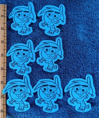 Nickelodeon Sticker Foam Art 3D Puffy Scrapbook 62 Fairy Odd Parents Arnold Rug