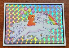 Miss Midie Prism Rainbow Unicorn Teddy Bear Balloons Vending Sticker My Artwork