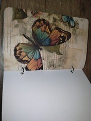 Vintage Butterfly Junk Journal Scrapbook USA Seller