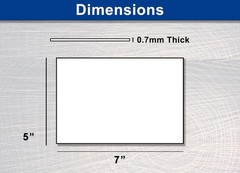 100 PCS 5×7 Inch Backing Board Thick 28PT Cardboard Solid White Core