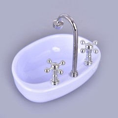 Magnetics Paper Clip Dispenser Sink Design Dollhouse Decor for DIY Lover