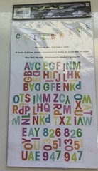 Me and My Big Ideas MAMBI Sticks 3.25in Alphabet Numbers Stickers USED 90 left