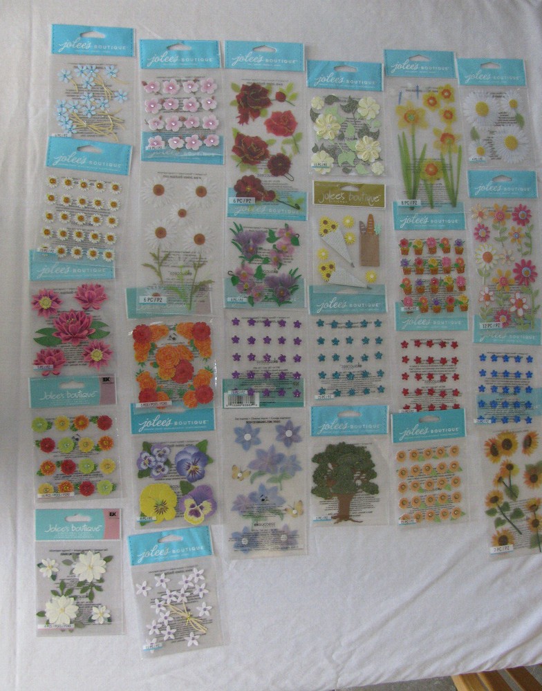 Jolee’s Boutique Stickers U PICK Flowers and Trees NIP