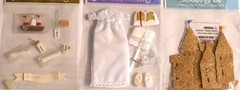LOT OF 3 RARE PACKS BY JOLEE! SAND CASTLE,CHRISTIAN GIRL,MESSAGE IN A BOTTLE