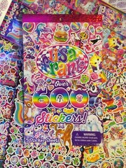 Lisa Frank Sticker Pads Over 600+ Stickers 5 Sheets Lisa Frank