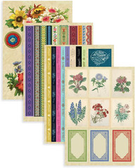 Sticker Pad 6″X8.5″ 12/Sheets – Flea Market Finds- Stationer’S Boutique