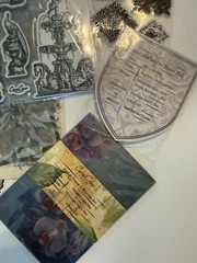 CoraCreaCrafts Vintage Secret Gardens Romantic Junk Journal Scrapbooking Lot