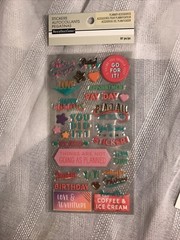 SCRAPBOOK PLANNER journaling stickers LOT OF 4 Pkgs NEW Recollection Paper Craft