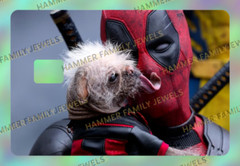 Deadpool and Dogpool Fan Art Credit Card Decal