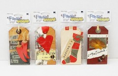 K&COMPABY Stickers 3 Packs + Rebecca Sower Fresh Tags 4 Packs – New