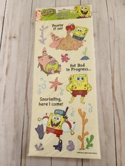 Spongebob Squarepants Beach Snorkeling Patrick Nickelodeon Sandylion Stickers