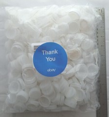 Large Lot Multipurpose Clear Plastic Water Bottle Caps Arts Crafts Hobbies 14oz