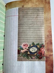 valentines junk journal scrapbook tassel pen clip 74 pages penguin couple