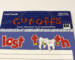 EK Success Cut-offs Lost Tooth Dentist Tooth Fairy Teeth Child Scrapbook USA NOS