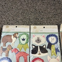 Anna Griffin Best In Show Collection 3D Stickers Embellishments & 24 12×12 Paper