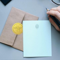 Gold Foil Stickers Seals Official Embossed Bee and Honeycomb 2 Inch 100Pcs, S…