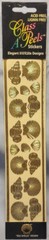 Sea Shells Gold Foil Stickers – Metallic – NEW Class A Peels 18 pcs per Sheet