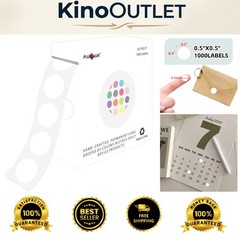 Versatile 0.5″ Color Coding Dot Labels – 1000 Adhesive Stickers for All Uses