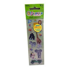 SandyLion Stickers Prismatic Safari Animals Bonus 2nd Sheet Sealed