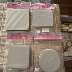 Scrapbook Embellishments- lot of 4 really big chips. New in package.