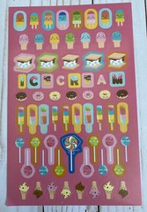 Smiling Food Foodie Stickers Ice Cream Cones S’mores Lollipop Popsicle New Kids