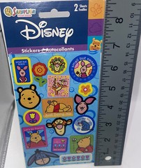 Vintage Sandylion Winnie The Pooh Tigger Piglet Eeyore Sticker Pack