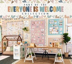 Teacher Created Resources Everyone is Welcome Hearts Mini Stickers (TCR7140)
