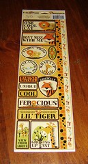 Reminisce Die Cut Sticker Sheet ~ Family Pride Lil Tiger/Cool Cat