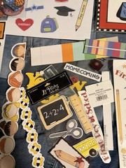 HUGE Bulk Scrapbooking Embellishments, Letters and Stickers Lot 100+ Items