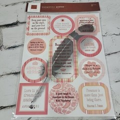 Love Tiles Stickers Lot of 4 Packages Scrapbooking Crafts