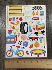 3 Vintage 1993 Mrs Grossman’s Full Sticker Sheets 6×8″ Stickers Yard Toys Kids