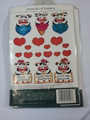 Plaid Rub On Transfers «Country Critters» Lot of 3 No. 57047 Cow Sayings
