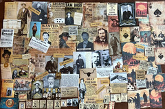 #780 – RARE WILD WEST GUNFIGHTER GAMBLER LAWMEN OUTLAW JUNK JOURNAL KIT 100+ PCS