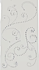 Swirls Flourish Bling Pearl Gem Border Accent Recollections Stickers