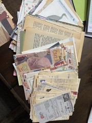 Huge lot of junk journal scrapbook supplies paper stickers washi tape