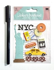 NYC New York City Jolee’s Stickers Scrapbooking Card Journal Planner