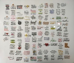 98 Pcs Inspirational Words Stickers Motivational Inspiring Sticker Kids Girls