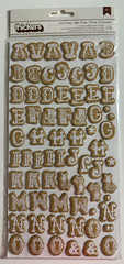 American Crafts Chipboard Alpha Thickers-Variations Available-U Choose
