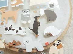 ARRR – Adorable scrapbooking sticker ( Dogs )