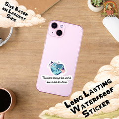 Teachers Change the World One Child at a Time, Teacher Appreciation sticker