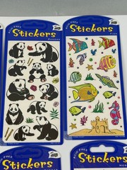 12 Animals Ocean Life Sticker Sheets Mello Smello Sharks Kittens Puppies Horses