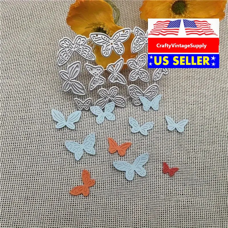 Confetti butterflies 11pcs butterfly metal cutting dies cut machine cutter die