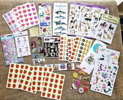 Large Lot Of Scrapbook Stickers Journals 22 Pkgs & 27 Sheets